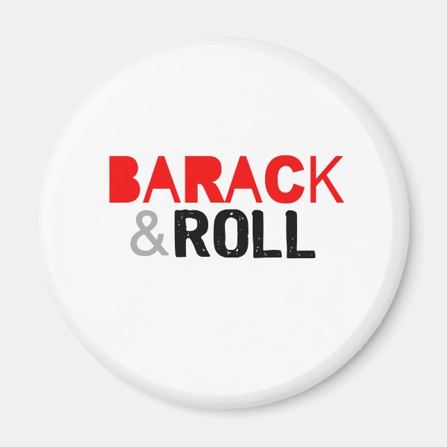 Aimant T-shirt Barack & Roll (Devant)
