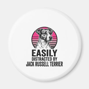 Aimant T-shirt vintage Jack Russell Terrier facilement di