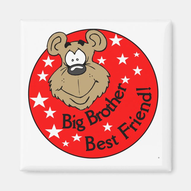Aimant T-shirts et cadeaux Big Brother Best Friend (Devant)