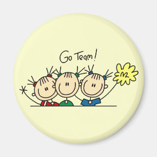 Aimant T-shirts et cadeaux Cheerleading de sport