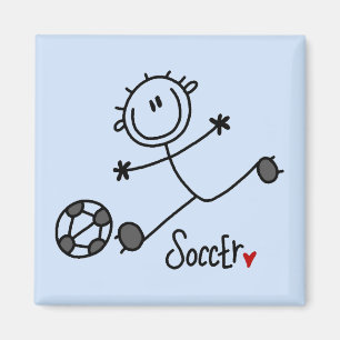 Aimant T-shirts et cadeaux de base pour le soccer