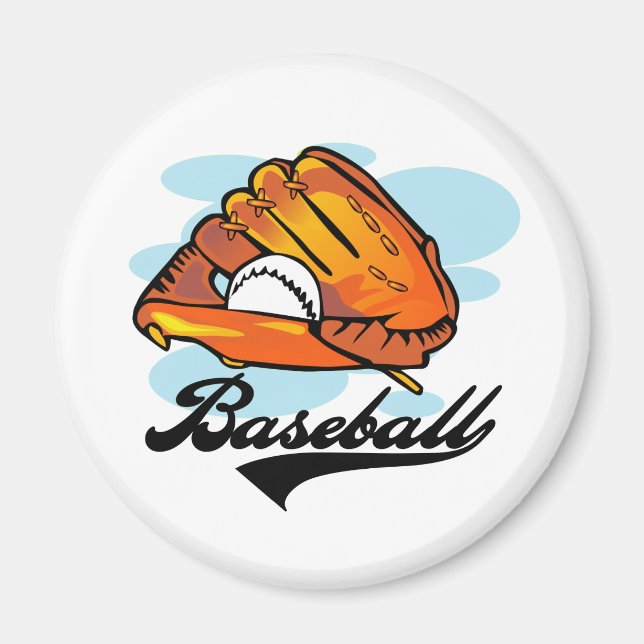 Aimant T-shirts et cadeaux de baseball (Devant)