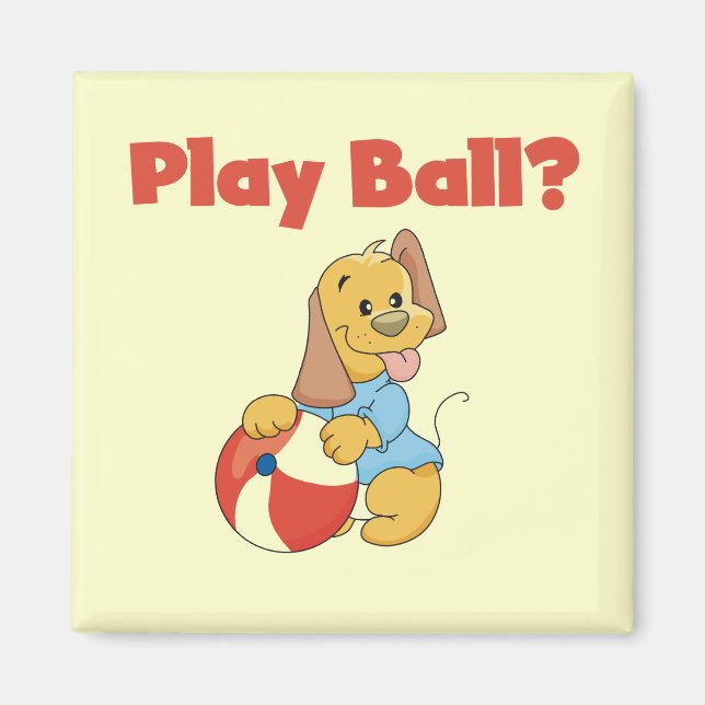 Aimant T-shirts et cadeaux de boule de jeu (Devant)