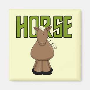 Aimant T-shirts et cadeaux de cheval