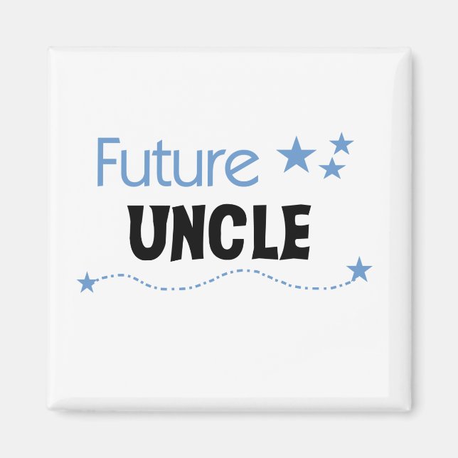 Aimant T-shirts et cadeaux de Future Oncle (Devant)