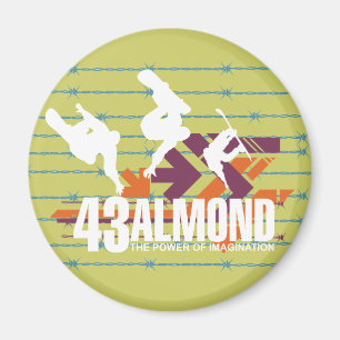 Aimant T-shirts et cadeaux de snowboard