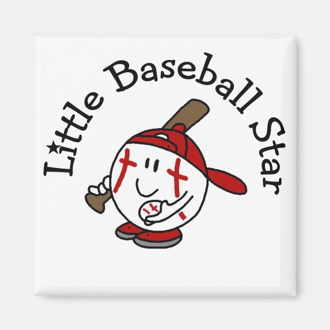 Aimant T-shirts et cadeaux des étoiles de baseball (Devant)