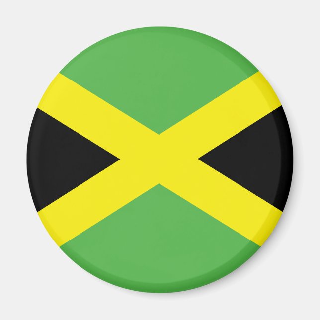 Aimant T-shirts et cadeaux du drapeau jamaïcain (Devant)