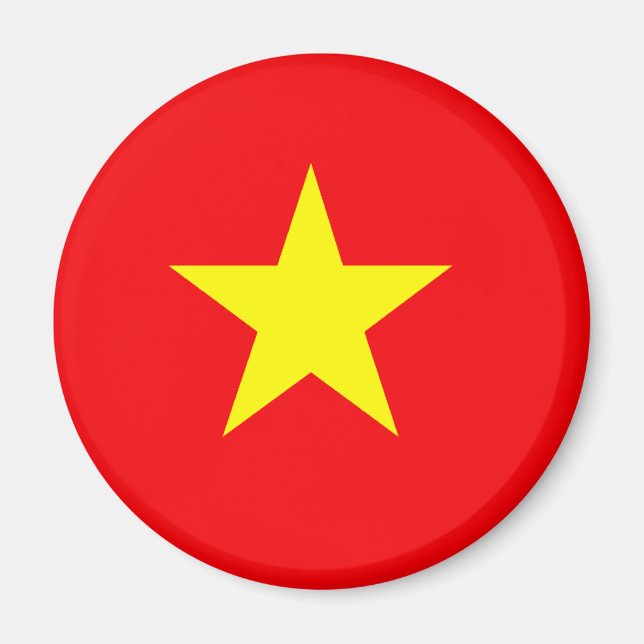 Aimant T-shirts et cadeaux du drapeau vietnamien (Devant)