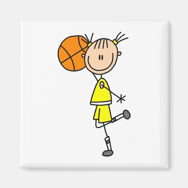 Aimant T-shirts et cadeaux du Joueur de basket-ball de fi (Devant)