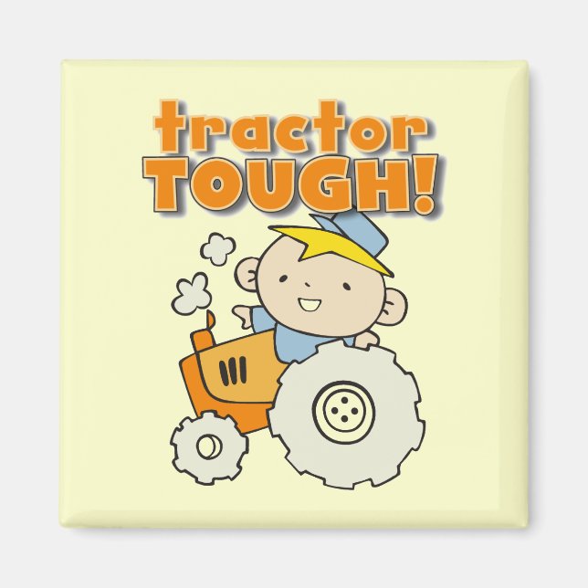 Aimant T-shirts et cadeaux durs de tracteur (Devant)
