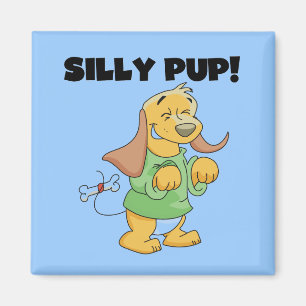 Aimant T-shirts et cadeaux idiots de chiot de chemise