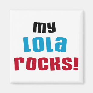 Aimant T-shirts et cadeaux My Lola Rocks