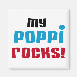 Aimant T-shirts et cadeaux My Poppi Rocks