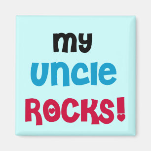 Aimant T-shirts et cadeaux My Uncle Rocks