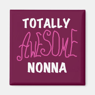 Aimant T-shirts et cadeaux Nonna Pink totalement géniaux