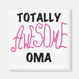 Aimant T-shirts et cadeaux Oma Pink absolument géniaux