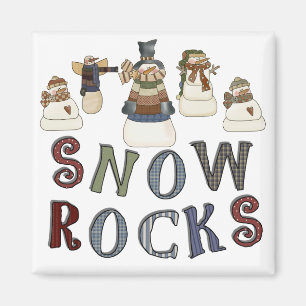 Aimant T-shirts et cadeaux Snow Rocks