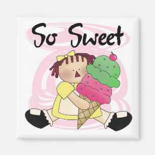 Aimant T-shirts et cadeaux sucrés