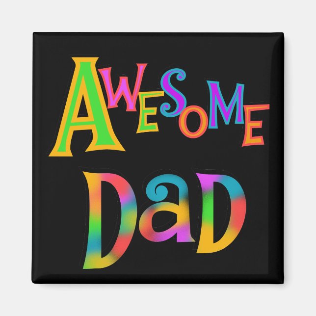 Aimant T-shirts et cadeaux superbes papa (Devant)