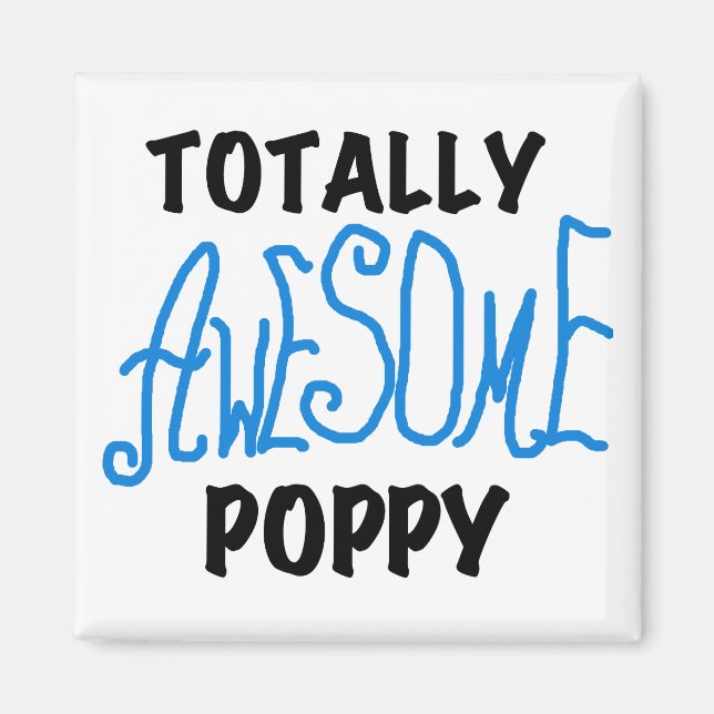 Aimant T-shirts et GIfts Poppy absolument géniaux (Devant)