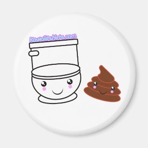 Aimant T-shirts et plus d'amis de toilettes et de Poo