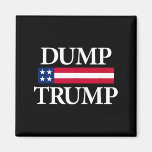 Aimant T-shirts Jeter trump noir unisexe moderne politiqu