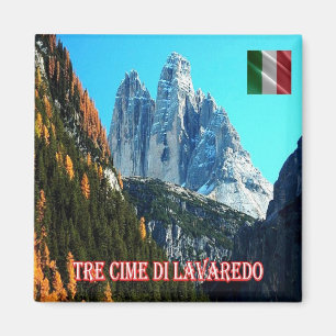 Aimant TAA015 3 PEACKS OF LAVAREDO - Italy - Fridge