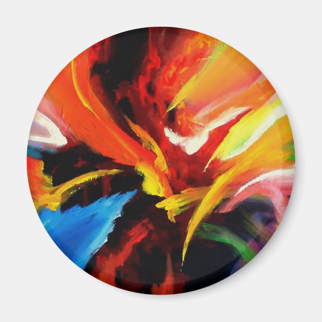 Aimant Tableau Abstrait de Serdar Hizli (Devant)