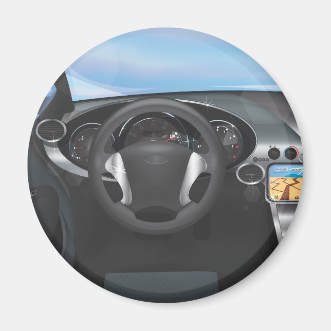 Aimant Tableau de bord des voitures de sport (Devant)