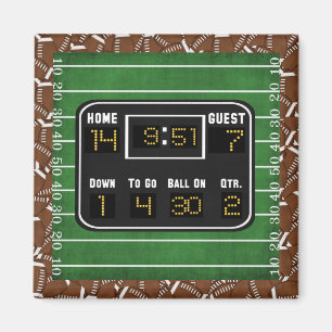 Aimant Tableau indicateur du football