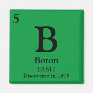 Aimant Tableau périodique Boron