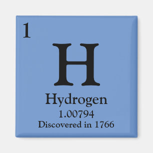 Aimant Tableau périodique de l'hydrogène