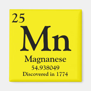 Aimant Tableau périodique du magnésium