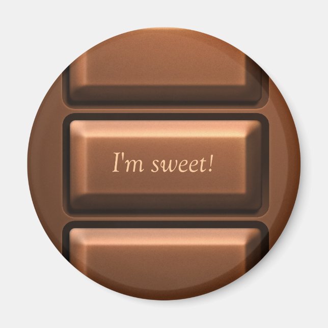 Aimant Tablet chocolat (Devant)