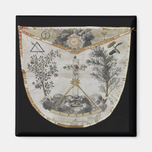 Aimant Tablier d'un maître de l'ordre du Rose-Croix
