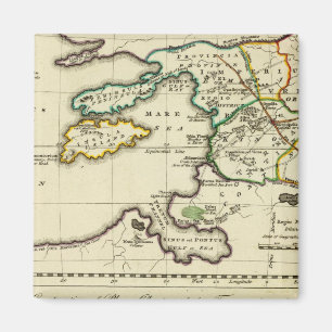 Aimant Tabularum géographiquement, spécimen World Map