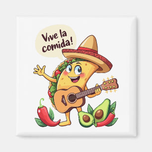 Aimant Taco Fiesta mit Gitarre und hispanischem Flair