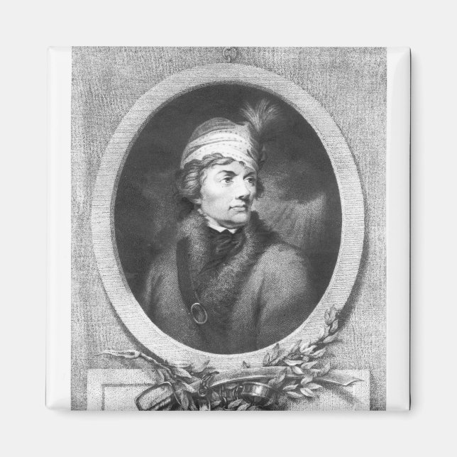 Aimant Tadeusz Kosciuszko, gravée par Christiaan (Devant)
