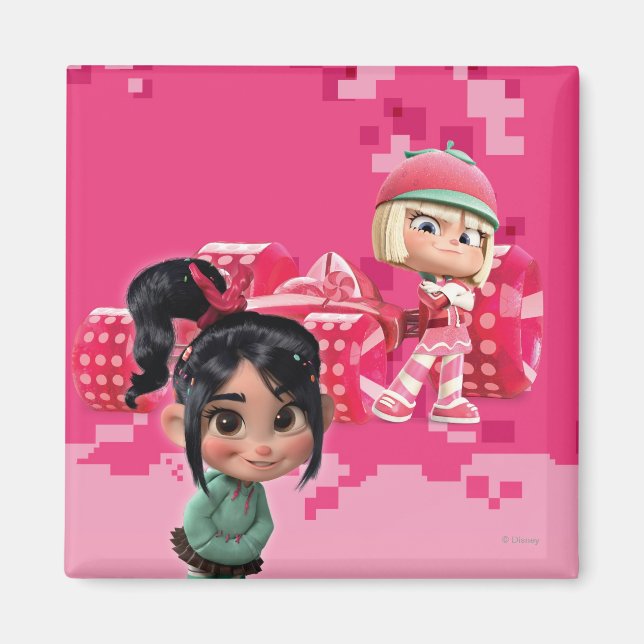 Aimant Taffyta & Vanellope (Devant)