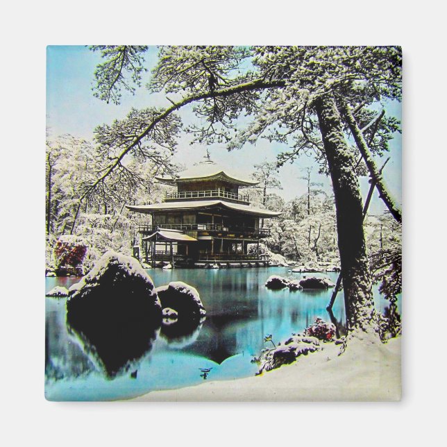 Aimant TAKAGI Verre Magique Lanterne Slide KINKAKUJI JARD (Devant)