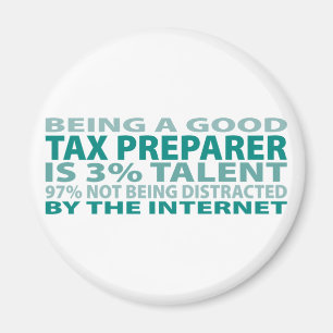 Aimant Talent du spécialiste en déclaration d'impôt 3%