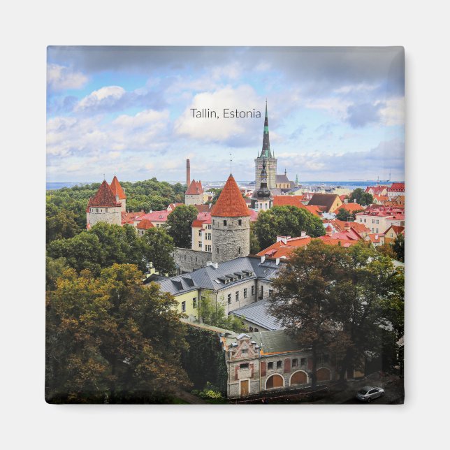 Aimant Tallin, Estonie Centre historique, (Devant)