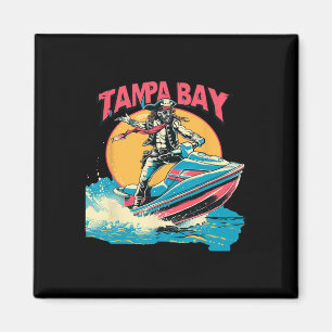 Aimant Tampa Bay Pirate Floride Jetski Navigation Drôle G