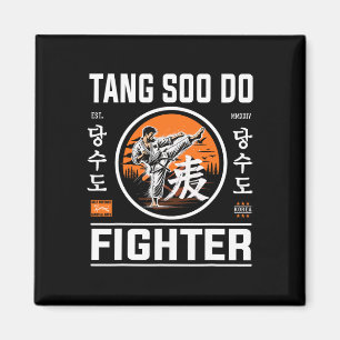 Aimant Tang Soo Do Fighter - Pour Le Ventilateur Du Karat