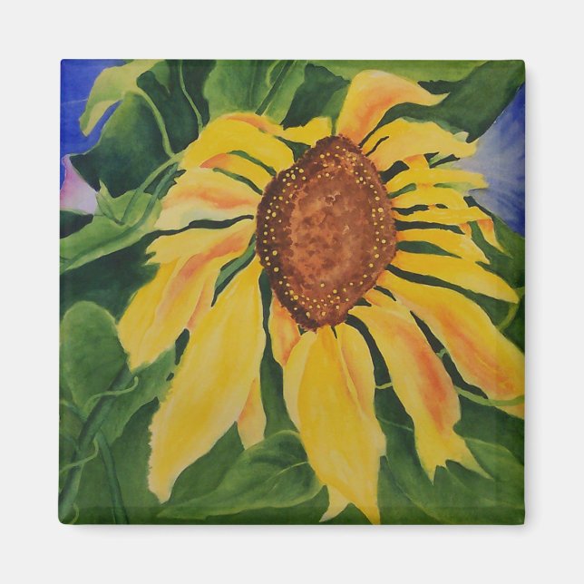 Aimant Tango tournesol été (Devant)