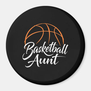 Aimant Tante de basket-ball Basketball Maman Tante Cadeau