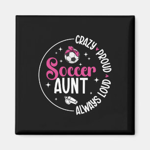 Aimant Tante de footballeur follement fière d'une joueuse