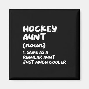 Aimant Tante De Hockey Définition Amp Drôle; Sport Sassy