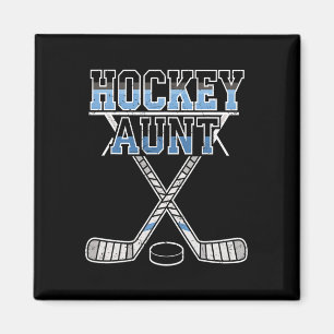 Aimant Tante de hockey sur glace Fière tata de joueur gar